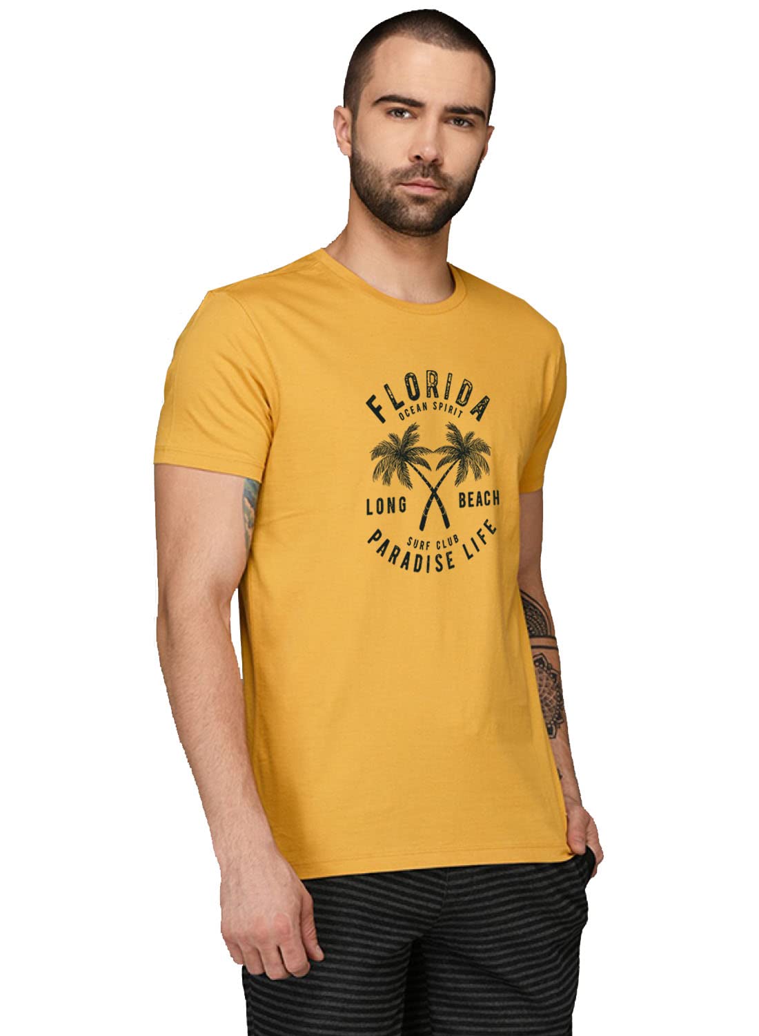 ADRO Florida Paradise Life Mens Printed T-Shirt