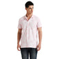 Pepe Jeans MenS Letter Print Regular Fit T-Shirt (Pm542182_Pink