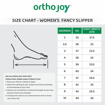 Ortho Joy Extra-Soft WomenS Doctor Ortho Slippers/Flip-Flops For Women