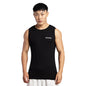 SHODOX 100% Cotton Tank Tops Round Neck Sleeveless Sports Regular fit Vest for Mens (Pack of 1) Black