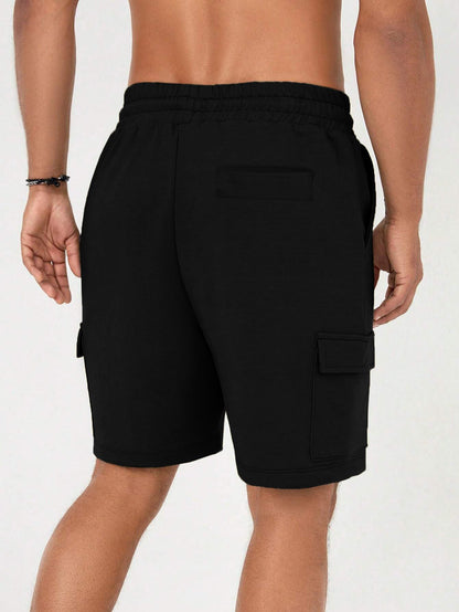 Nobero MenS Cargo Shorts (1M-Bwsh-R0082_Black