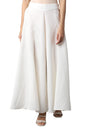 Aurelia White Solid Sharara Ethnic Bottomwear