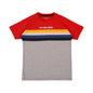 Pepe Jeans Color Block Jersey Crew Neck Boys T-Shirt (Grey, 10 To 11 Years)