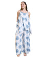 Stylum Womens Floral Printed Rayon Kurti Palazzo Set
