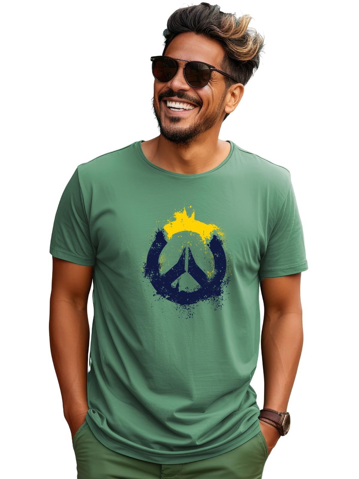 ADRO Mens Printed T-Shirt for Men | R22-M-PC-PT