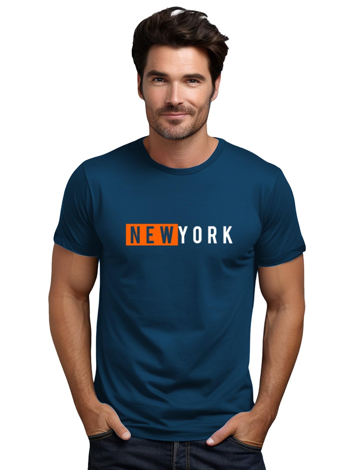 ADRO Tshirt for Men | Printed T Shirt for Men | 100% Cotton T-Shirt |Printed T Shirt | T-Shirts | RN24-NKY