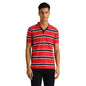 Pepe Jeans Rollins Classic Herringbone Striper Polo Red