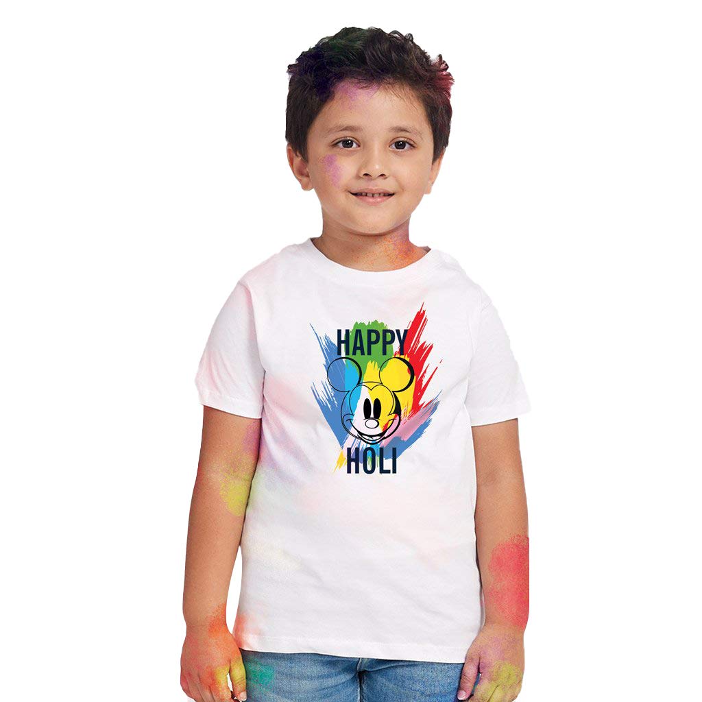 Bon Organik Happy Holi Disney Tshirts Family