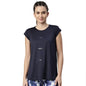 Enamor Athleisure Womens Cotton Light Weight Quick Dry 4 Way Stretch Antimicrobial Relaxed Fit Short Sleeve Crew Neck Active Lo