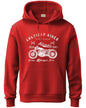 ADRO Mens Cotton Blend Neck Hooded Sweatshirt (H24-AME-RD_Red
