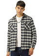 Thomas Scott Mens Smart Slim Fit Full Sleeves Flannel Checks Casual Shirt Green