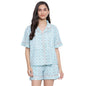 Fabindia Women Cotton Printed Set Blue_Xl