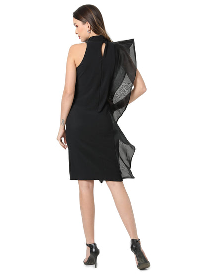 Campus Sutra Women'S Knee-Length Fit And Flare Dress (Ssmr22_Cswssdr5012)