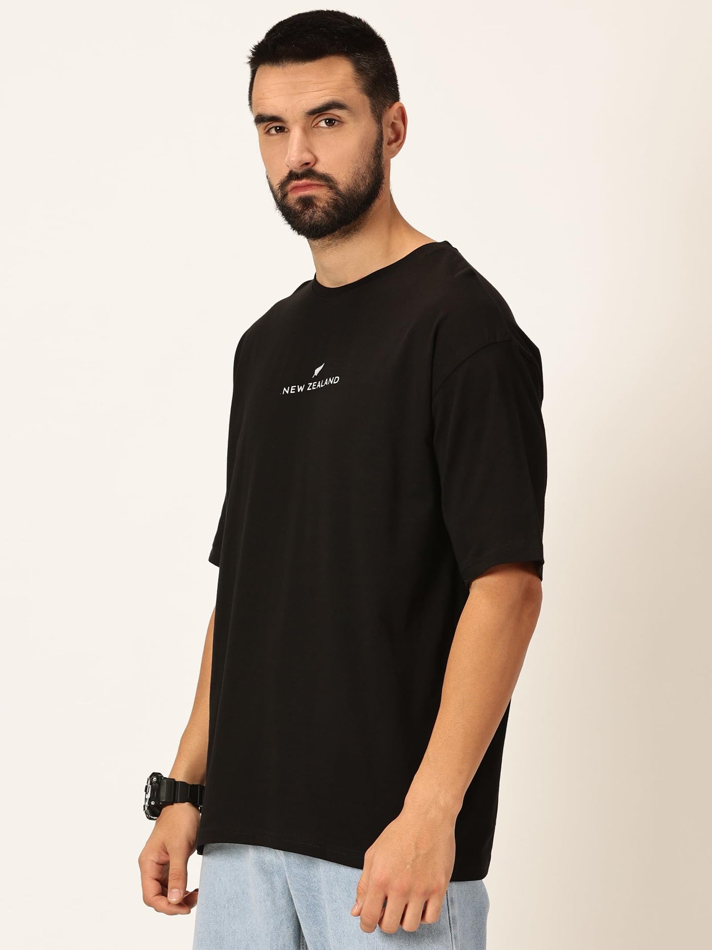 Thomas Scott Mens Oversized Fit T-Shirt (TSKOversized_Black New Zealand