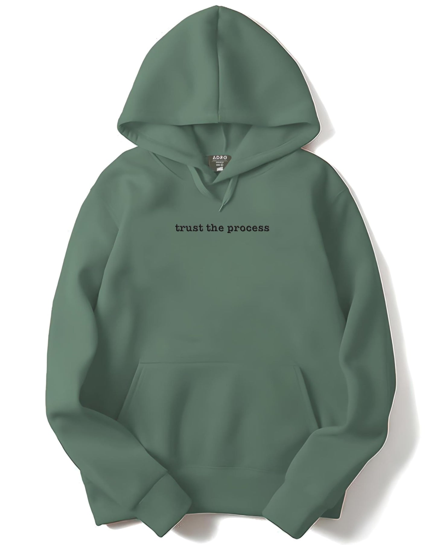 ADRO Mens Premium Cotton Fleece 340 GSM Printed Hoodies (H23-M-TRU-PT_Pista)
