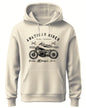 ADRO Mens Cotton Neck Hooded Sweatshirt (H24-AME-WS_White Sand