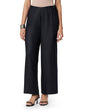 Fabindia Women Tussar Ijar Pant Viscose_M Black