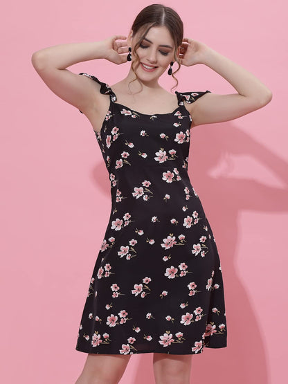 Oomph! WomenS Western & Fusion Wear Western Dresses For Women Black - Md551