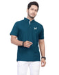 Baghadbillo MenS And BoyS Polyster T-Shirt With Mandarin Collared Neck Half Sleeves Closuer Button And Regular Fit | Polo T Sh