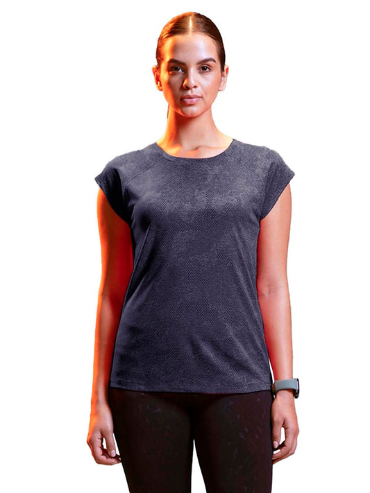 Lyra WomenS Rapid Dry Short Sleeve Breathable And Flexible Fit Active Top