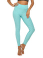 Shasmi Womens Firozi High Waist Yoga Pants Butt Lifting Leggings Workout Seamless Leggings Textured Booty Tights Trousers Yoga