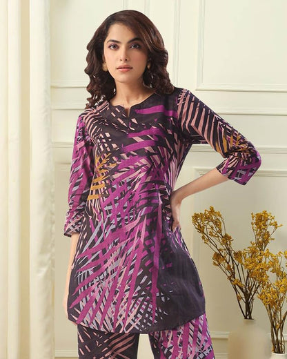 I Enterprise Women'S Cotton Tunic Knee-Length Dress (Y1_Inco-045_Multicolor8