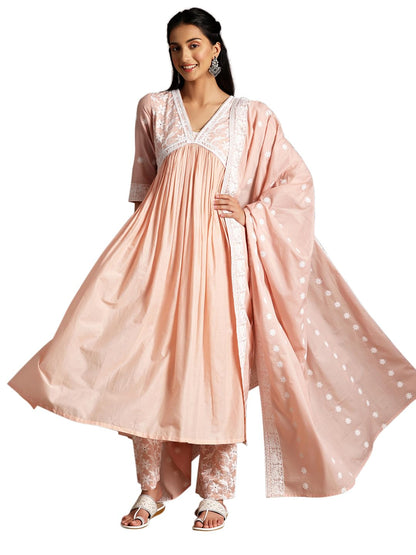 Libas WomenS Cotton Kurta Set (35833