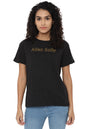 Allen Solly Women Regular Fit Solid Casual T-Shirt