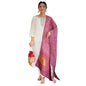Naixa WomenS Off White Roman Embroidered Straight Kurta With Roman Silk Pant And Silk Printed Dupatta Sets (Nx-M-Manvi-Offwhite