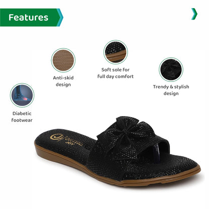 Ortho Joy Fancy Doctor Slipper For Women | Comfortable Stylish & Fashionable Footwear For Women