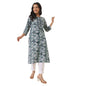 Fabindia WomenS Cotton Printed Regular Kurta (1038019Blue_Blue