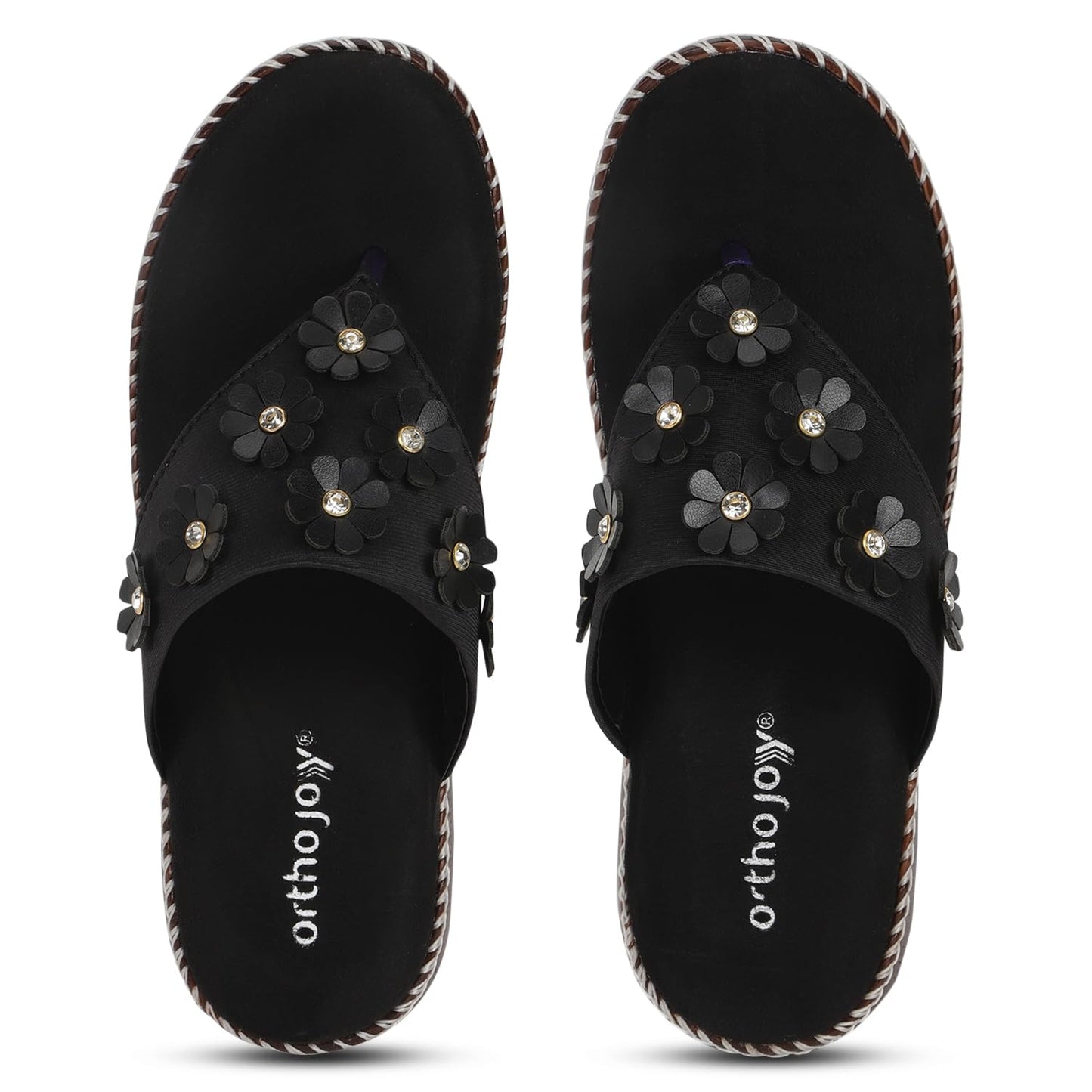 Ortho Joy Doctor Fancy Footwear For Women || Orthopedic WomenS Fancy Slipper/Sandal For Women