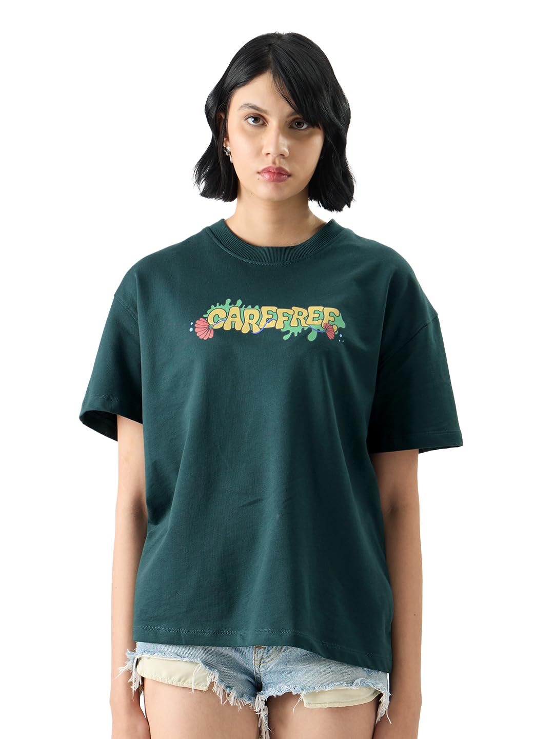 The Souled Store TSS Originals: Free Spirit Women Oversized T-Shirts