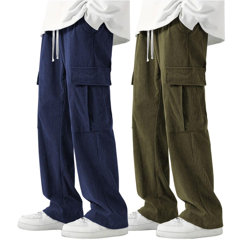 Greciilooks Cargo Joggers For Men  Cotton Loose Fit Utility Pants With 6 Pockets | Durable Outdoor & Hiking Trousers (Available