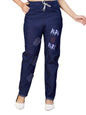Aarika Girls Casual Wear Navy Blue Colour Text Print Denim Jeans (12-16 Years)