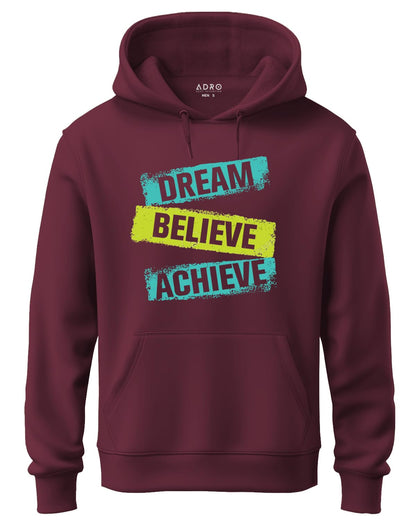 ADRO Men's Cotton Hooded Hoodie (H20-M-DBA-MR)