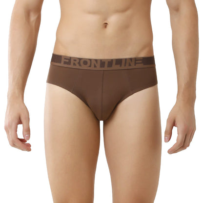 Rupa Modern Regular Solid Frontline Colors Mens Mini Briefs | Soft-Touch Cotton Stretch | Snug Fit | Breathable Fabric | Pack o
