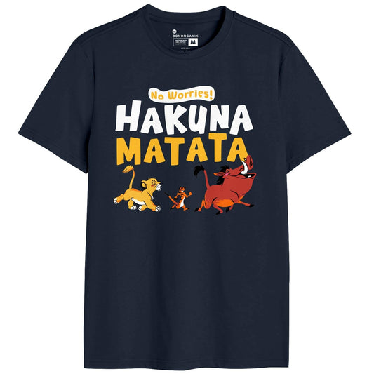 Bon Organik Mens Regular Fit T-Shirt (BON11442_Navy