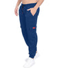 SHODOX Mens Casual Regular Fit Cargo Trackpant with Drawstring, Elastic Bottom with Side Pockets (Pack of 1) Blue