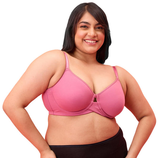 Nykd Everyday Cotton Bra For Women Daily Use, Medium Coverage, Wired, Lightweight-Adjustable Straps Bra - Full Coverage, Nyb263,