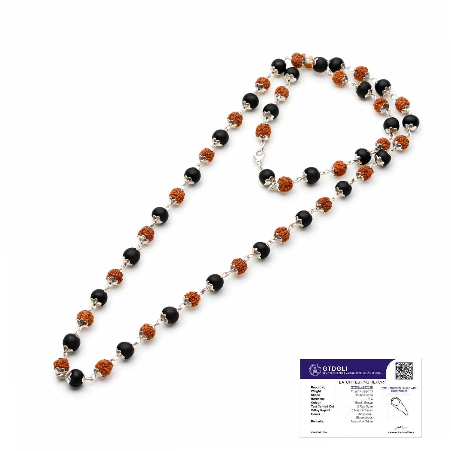 Astrotalk Divya Raksha Rudraksha & Karungali Mala 54 Beads(6mm) | Spiritual Protection, Wisdom & Positivity | Rudraksha Mala Original | Karungali Mala Original | Gift for Men & Women