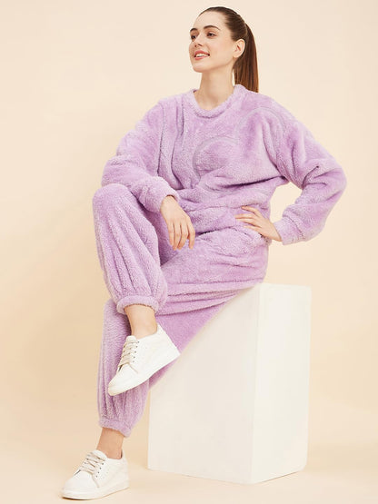 Sweet Dreams Women Solid Tracksuit