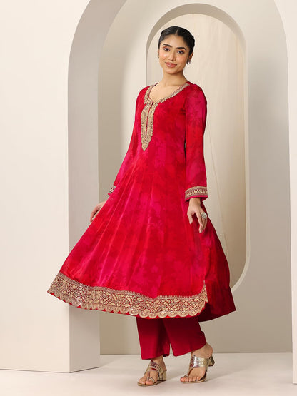 Libas WomenS Chiffon Kurta Sets (99084Or