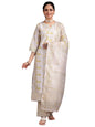 Libas WomenS Cotton Blend Kurta Set (35378_Beige