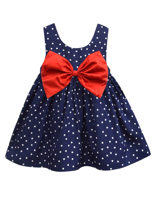 A.T.U.N. (ALL THINGS UBER NICE) Girls Semi Casual Party Frock Dress Navy-Maroon