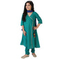 Fabindia Kids Nagari Zari Checks Churidar Suit Set Cotton_2-3Y