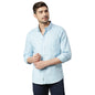Thomas Scott Mens Checkered Slim Fit 100% Cotton Casual Shirt with Spread Collar and Long Sleeve