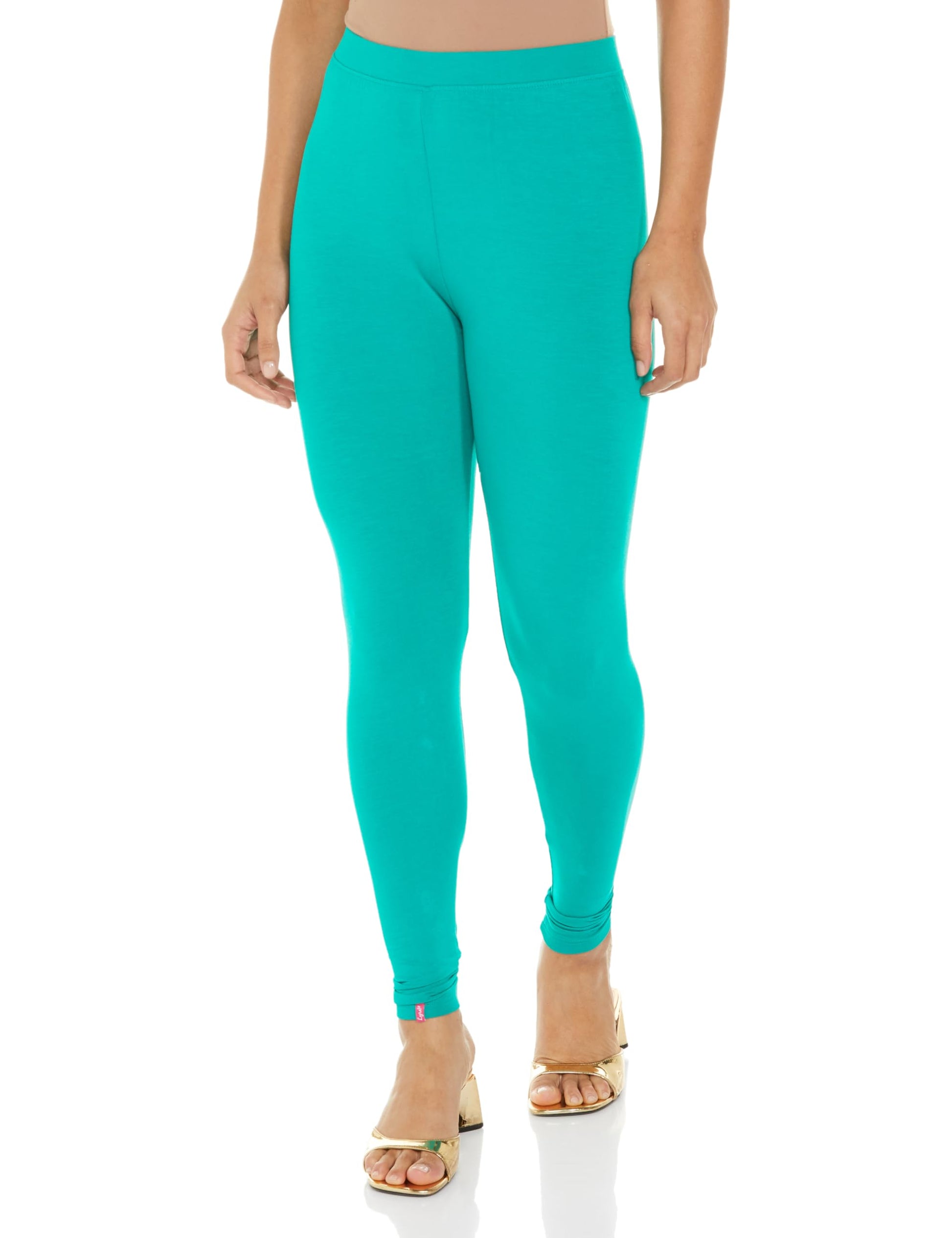 Premium Viscose Stretchable Ankle Length Leggings For Women Jade