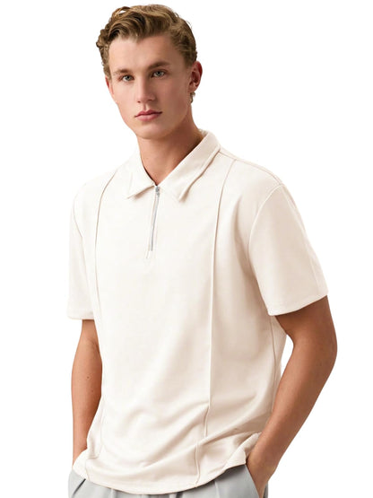 Greciilooks Regular Fit Plain Casual For Men Stylish Latest | Half Sleeve T Shirt (Gl-Mt-1145_White