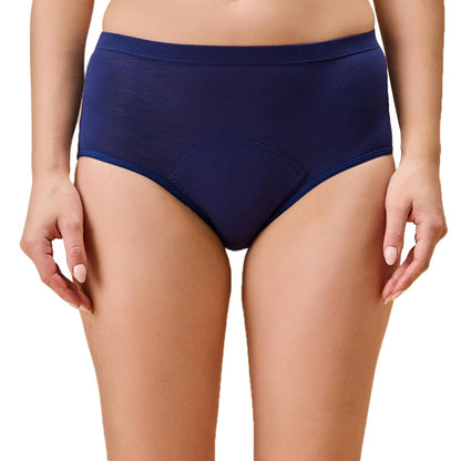 Nykd (Nyp271 Sustainable Bamboo Cotton Period Panty For Women | Leakproof, Anti Odor & Anti Bacterial Underwear With High Absorb